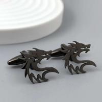 Broche de solapa de moda chapado en oro de 18 quilates con forma hueca de acero inoxidable de diseño avanzado, regalo del novio - details 3