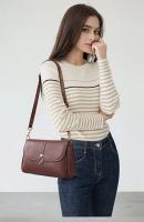 Nuevo bolso de mujer estilo 2025, bolso cruzado simple y versátil para vacaciones, bolso de hombro único de trabajo versátil para citas de moda para compras para mujer - details 11
