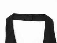 Ouwu-top Informal Con Cuello Halter Para Mujer, Top Elegante Sin Mangas Con Cuello En V, Camiseta Sin Mangas Con Lazo, Ropa De Calle Formal Con Cremallera Lateral, Chaleco Elegante - details 2