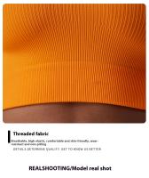 Camiseta deportiva de secado rápido para mujer, Top de Yoga sin costuras, manga larga, con cremallera elástica - details 6