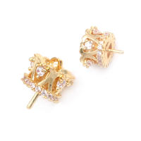 Colgante de Abalorio de Cuentas de Medio Agujero de Oro 18K Material de Metal de China - details 46