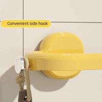 Soporte de papel de cocina con ventosa, toallero montado en la pared sin perforación, dispensador de pañuelos sin perforaciones con adsorción al vacío - details 4