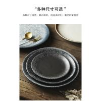 Plato poco profundo de 12 pulgadas Plato plano Plato japonés Plato de carne de comida occidental Plato de plato para el hogar Vajilla Plato creativo Plato de desayuno - details 3