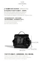 Elegante y sencilla, mochila multibolsillos de gran capacidad, pequeña mochila versátil de alta gama para viajeros. - details 3