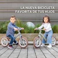 Bicicleta Sin Pedales LANSER, Bici Niño 2 Años, Bicicleta Equilibrio, Desde 2 hasta 6 años, Ultraligera, Sillín Ajustable, Beige - details 22