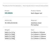 Set de Manicura de Moda MR.GREEN Kit de Cuidado Personal Profesional para Uñas - details 18