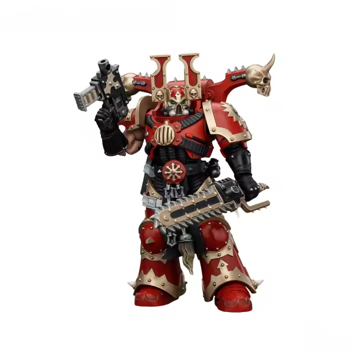 JOYTOY 1/18 figura de acción 40K World Eaters Khorne Berzerker 5 Anime modelo militar - 1