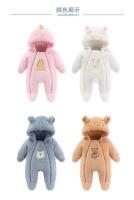 Chaqueta de invierno para bebé recién nacido, pelele cálido con capucha para bebé, mono grueso de algodón suave para niño, ropa para niña de dibujos animados de 0 a 12 meses - details 19
