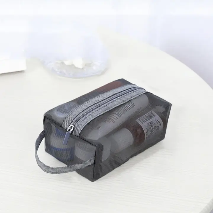 Handbag Student Stationery Bag Toiletry Bag Skin Care Storage Bag Korean Storage Bag Women Cosmetic Bag Zipper Makeup Bag - 1