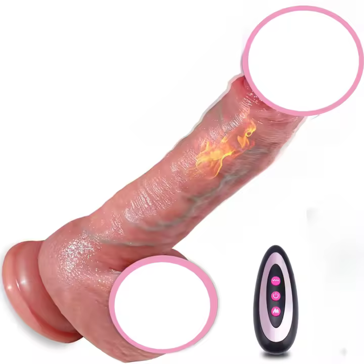 Pene falso vibratorio realista, consolador con ventosa de silicona suave con 7 modos para estimulación sexual anal y vaginal del punto G, juguetes sexuales para adultos para mujeres y parejas - 1