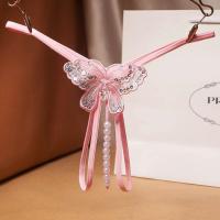 Bragas de perlas de mariposa bordadas con lentejuelas, lencería erótica, tangas sexuales, ropa interior de entrepierna abierta para mujer - details 5
