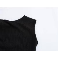Casual Chic Verano Sin mangas s, Moda femenina larga y recta por - details 24