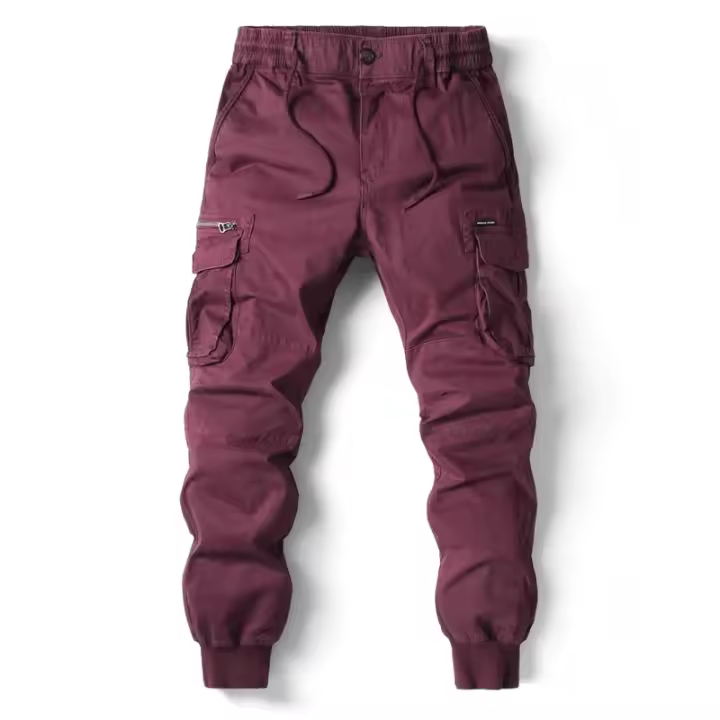 Pantalones cargo tácticos para hombre Estilo casual Algodón largo - 1
