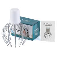 Masajeador De Cabeza Garra De Pulpo Eléctrico Anti Estrés Masaje De Cabello Dispositivo De Terapia Bluetooth Recargable - details 22