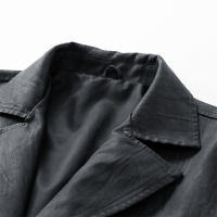 Chaqueta de Cuero Versátil CHAIFENKO para Hombres Cómoda y Suelta para Otoño-Invierno - details 5