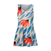 BUNO-Vestido veraniego informal con bolsillos para mujer, vestido playero bohemio, blusas estampadas, camisetas, vestido holgado con cuello en V - details 10