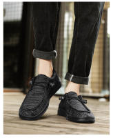 Mocasines de los hombres casuales de un solo paso zapatos de los hombres de lona marea zapatos explosión perezoso zapatos de negocios casual - details 8
