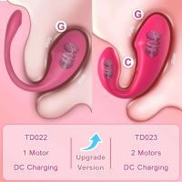 Vibrador en Forma de U para Mujeres Estimulador de Clítoris y Punto G Masajeador Sensual para Adultos Salud y Diversión - details 0