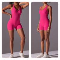 s Pantalones cortos de mujer, deportes sin mangas para mujer, yoga de verano, trajes de gimnasio y fiesta - details 10