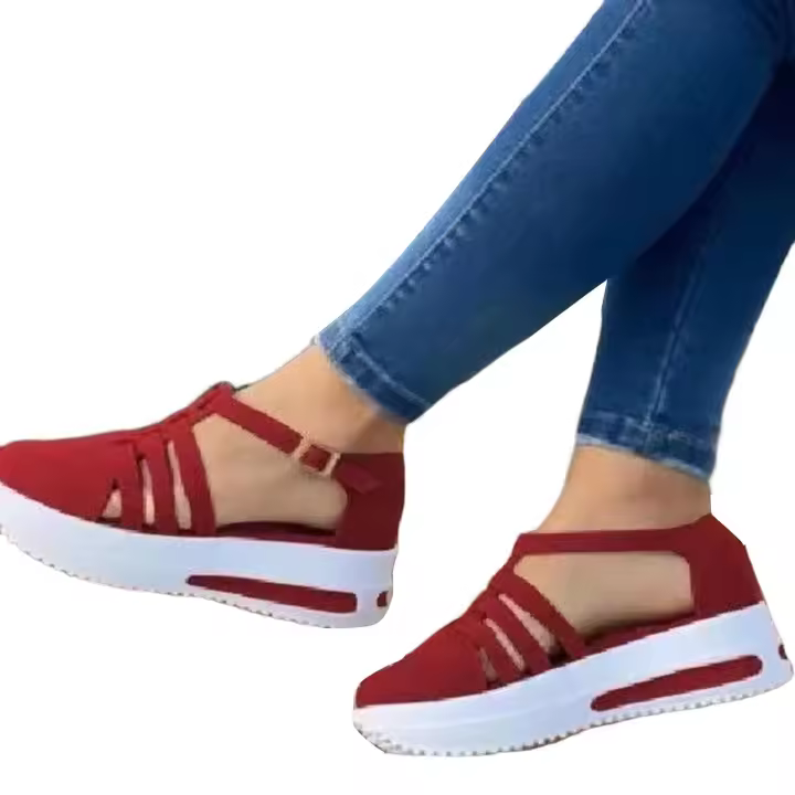 Sandalias para caminar de verano para mujer, zapatos de plataforma cómodos e informales, adecuados para caminar y acampar - 1