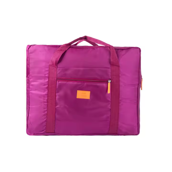 Bolsa de lona de viaje plegable y ligera: equipaje de mano unisex para fines de semana y estancias nocturnas - 1