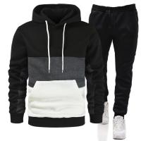 Conjunto deportivo de dos piezas para hombre, Sudadera con capucha y pantalones de cintura elástica, moda informal, Otoño e Invierno - details 5