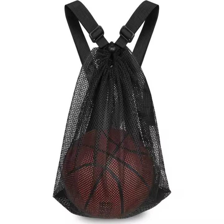 Bolsa de una sola bola, bolsa de malla de baloncesto, bolsas de almacenamiento, mochila cruzada de baloncesto, sacos de gimnasio, organizador deportivo - 1