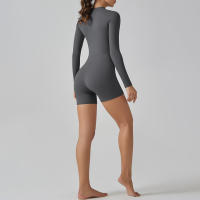 Mono Deportivo Con Cuello Levantado Y Cremallera Frontal Para Mujer - details 16