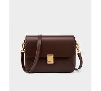 Bolso Cruzado para Mujer - Bolso Pequeño Cuadrado Minimalista con Cierre Magnético, Elegante Bolso de Mano para Uso Diario y Formal, Bolso de Cuero de Segunda Capa Duradero con Forro de Poliéster - Oficina, Fiesta, Salidas Informales - Fácil Mantenimiento - details 3