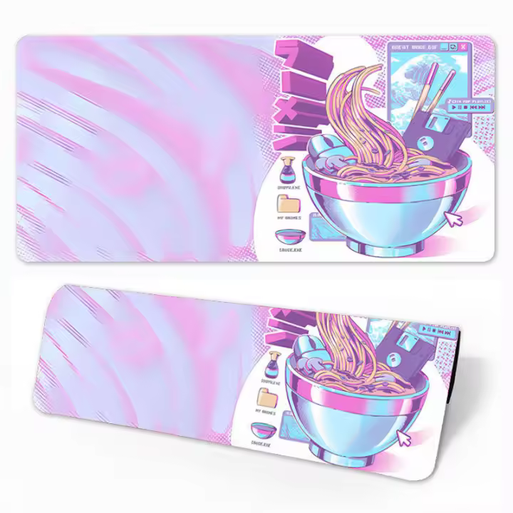 Alfombrilla de escritorio para teclado, alfombrilla antideslizante para ratón para juegos de oficina, gran oferta, múltiples imágenes, Anime grueso Extra grande - 1