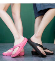Pareja Casual Versátil Premium Simple Fondo Grueso Alto Elástico Chanclas Zapatillas Playa - details 8