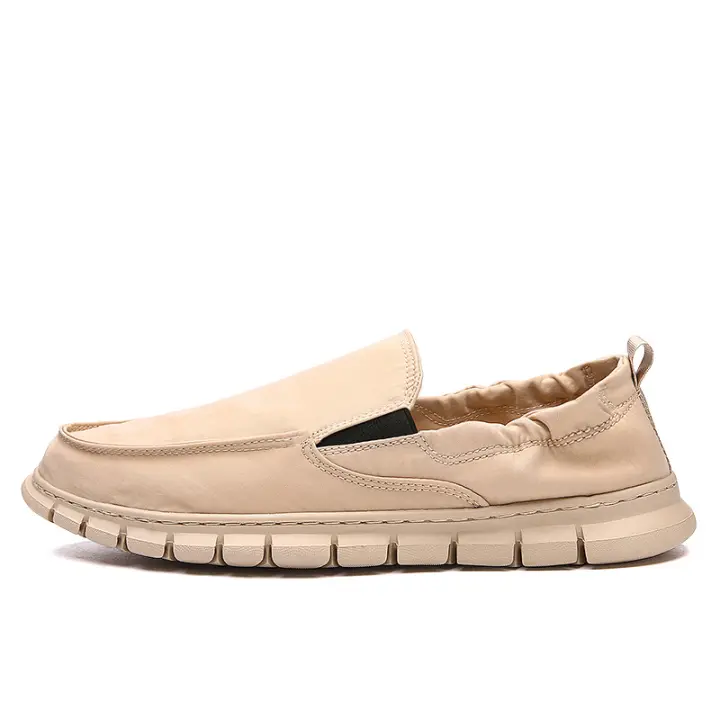 Zapatos de tela viejos de Beijing de un pedal transpirables para hombres zapatos de hombre de tela paraguas. - 1