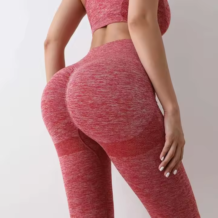 Pantalones deportivos de cintura alta para yoga para mujer, monos para correr, FIESS, gimnasio, pantalones de levantamiento de cadera para mujer - 1