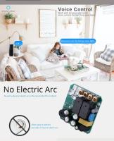 WiFi Smart Switch Interruptor Táctil Temporizador de Pared 220V Sin Cableado Neutro Graffiti Smart Life Panel de Interruptores de Control de Luz - details 25