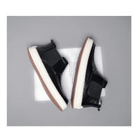 Botas Chelsea versátiles de alta gama, zapatos casuales de suela blanda de cuero de moda para hombre - details 13