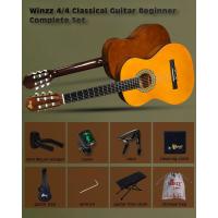 Kit de Iniciación para Guitarra Clásica 4/4 39" con Soporte de Pared con Ganchos, Diapasón, Afinador, Funda, Paño de Pulir 6 Cuerdas de Nylon, Negro - details 18