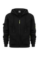 Sudadera con capucha para hombre con bolsillo en el brazo, chaqueta deportiva informal de talla grande, primavera y otoño - details 5