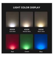 Luz de Jardín IP67 4pcs Bombillas de Paso de Acero Inoxidable Brillo de 450 Lúmenes Impermeable - details 2