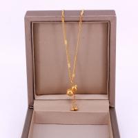 Nueva Cadena de Clavícula con Flecos de Calabaza Collar Versátil de Acero de Titanio con Cuentas de Oro Fulu de Lujo Ligero y de Alta Gama - details 1