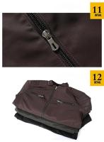 Nueva chaqueta de cuero de los hombres de cuero lavado, moto más vellón empalme chaqueta de cuero esmerilado, abrigo de cuero de los hombres, biker marea Slim abrigo - details 12