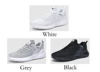 Zapatillas de correr de verano para hombre, zapatillas ligeras y transpirables de malla de aire para hombre, calzado para correr al aire libre, caminar, entrenamiento atlético - details 3