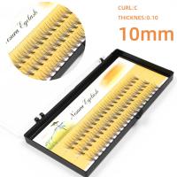 Extensión de pestañas postizas 10D, pestañas postizas de visón negro, suaves e injerto Natural, 60 paquetes, maquillaje Individual - details 2