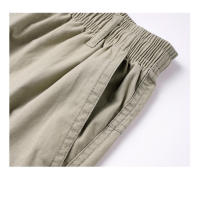 Pantalones Cargo Cortos de Algodón para Hombres CHAIFENKO Ajuste Regular, Múltiples Bolsillos, Transpirables para Verano al Aire Libre - details 11