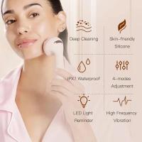 Cepillo de limpieza Facial recargable, herramientas de cuidado de la piel Facial, limpiador sónico eléctrico de silicona impermeable - details 3