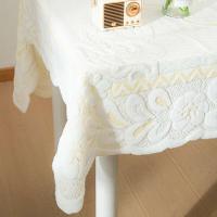 Cubierta de mesa de comedor Ense blanca, mantel floral nórdico, suministros vintage para bodas y fiestas, decoración de escritorio para el hogar - details 9