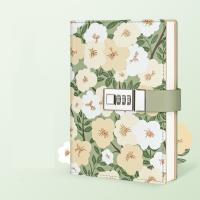 Cuaderno B6 de 224 páginas para proteger secretos, diario grueso, libro de contraseña con patrón impreso de cuero PU con cerradura, papelería - details 16
