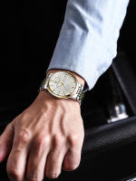 Reloj de Pulsera de Cuarzo POEDAGAR Luminoso, Impermeable, Calendario, Regalo Perfecto para Hombres - details 2
