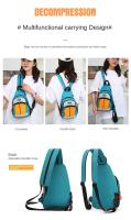 Mochila Deportiva Multifuncional Bolsa de Hombro Antirrobo para Mujeres - details 5