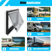 Ventana de Camión RV de Doble Acrílico Marco Exterior de Aluminio Ventana de Salida de Emergencia - details 7