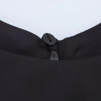 Vestido largo de noche sencillo con textura satinada PB&ZA2025, cuello halter, ajuste slim, tirantes, para verano, ropa de mujer. - details 5